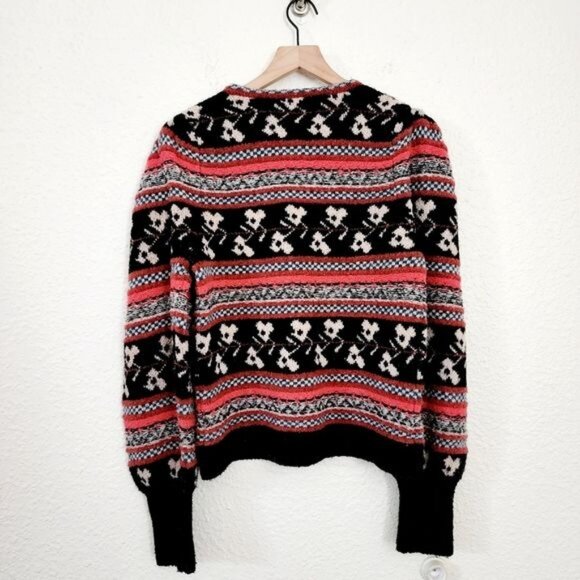Ulla Johnson Nona Fair Isle Sweater Size Women's Size Large Wool Blend - Picture 3 of 10